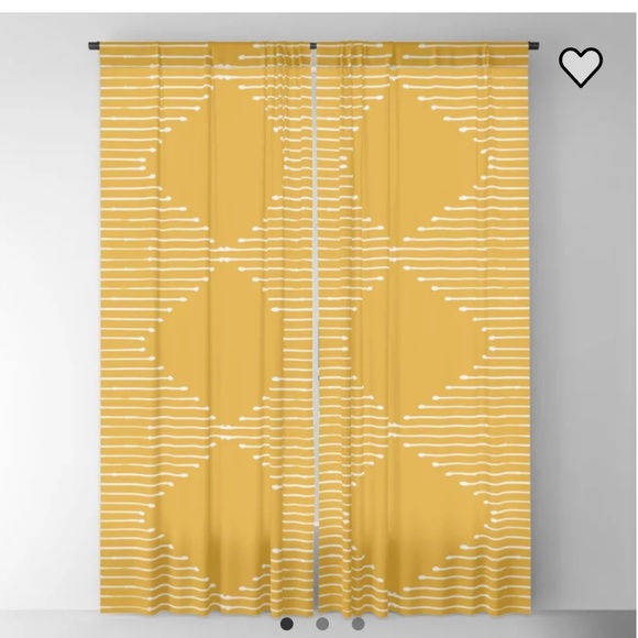 Society6 blackout curtains 96x50 2 panels - Picture 3 of 3